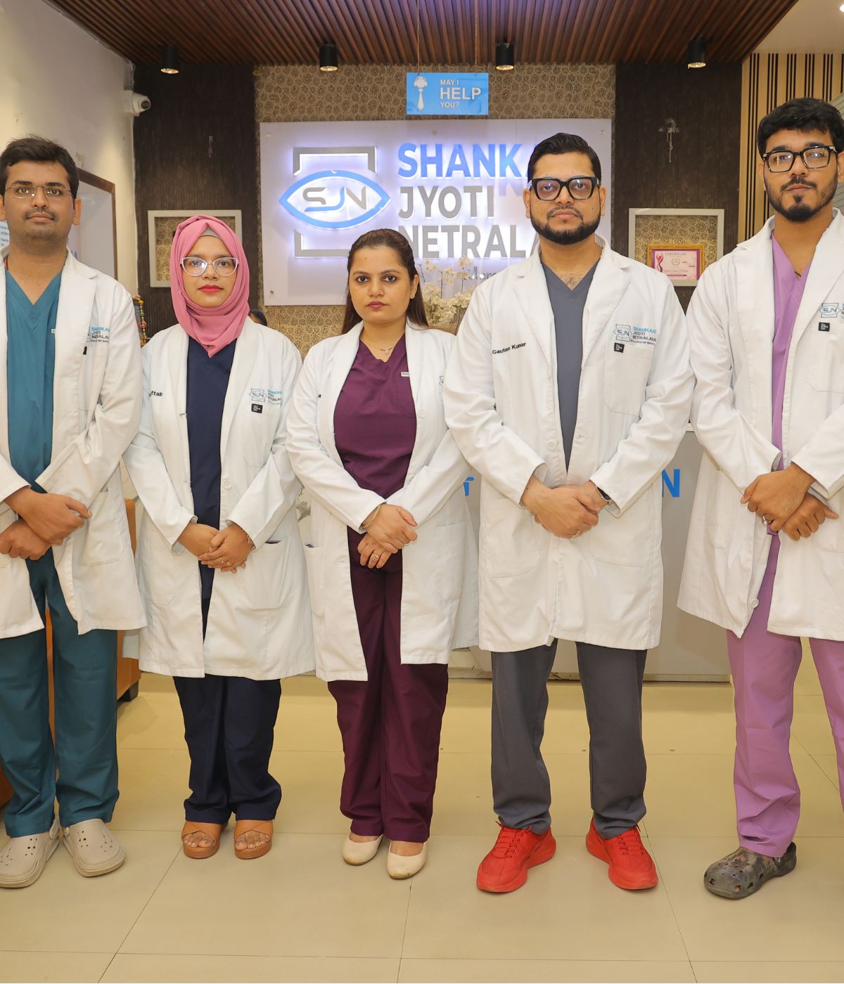 Inside Shankar Jyoti Netralaya eye care centre